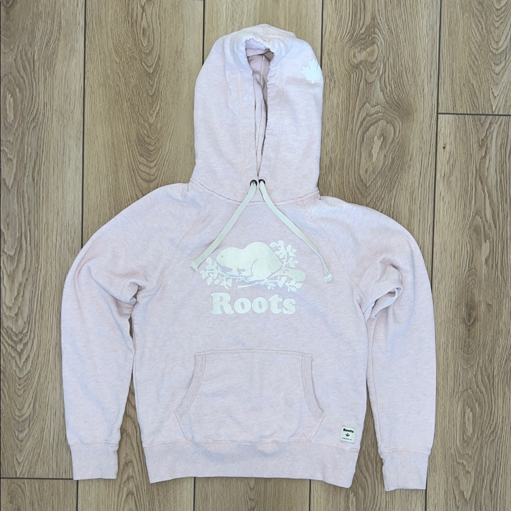 Roots Light Pink Pullover Hoodie